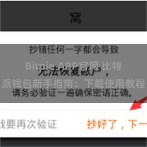 Bitpie APP官网 比特派钱包新手指南：下载使用教程