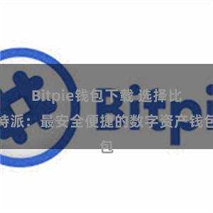 Bitpie钱包下载 选择比特派：最安全便捷的数字资产钱包