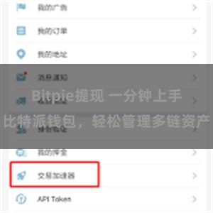 Bitpie提现 一分钟上手比特派钱包，轻松管理多链资产