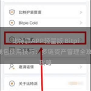 比特派APP轻量版 Bitpie钱包使用技巧：多链资产管理全攻略