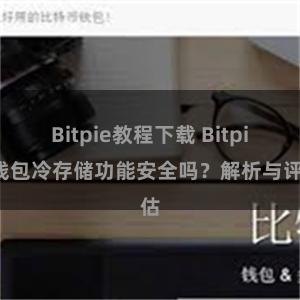 Bitpie教程下载 Bitpie钱包冷存储功能安全吗？解析与评估