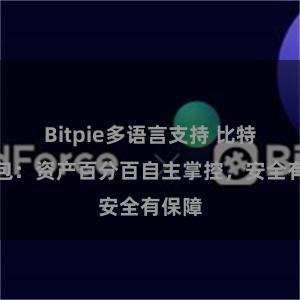 Bitpie多语言支持 比特派钱包：资产百分百自主掌控，安全有保障