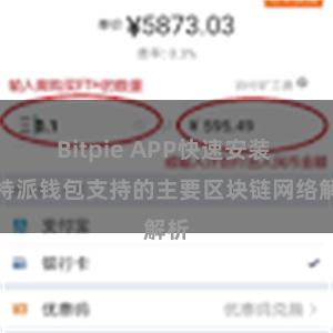 Bitpie APP快速安装 比特派钱包支持的主要区块链网络解析