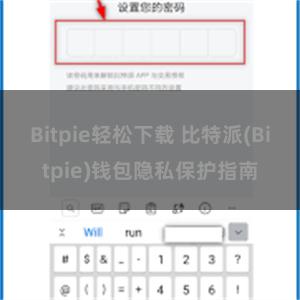 Bitpie轻松下载 比特派(Bitpie)钱包隐私保护指南