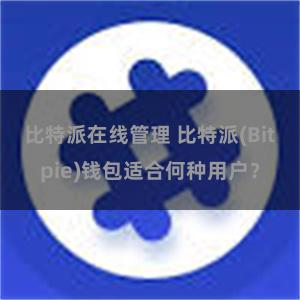 比特派在线管理 比特派(Bitpie)钱包适合何种用户？