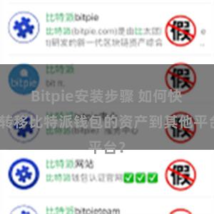 Bitpie安装步骤 如何快速转移比特派钱包的资产到其他平台？