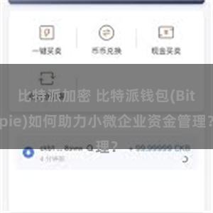 比特派加密 比特派钱包(Bitpie)如何助力小微企业资金管理？