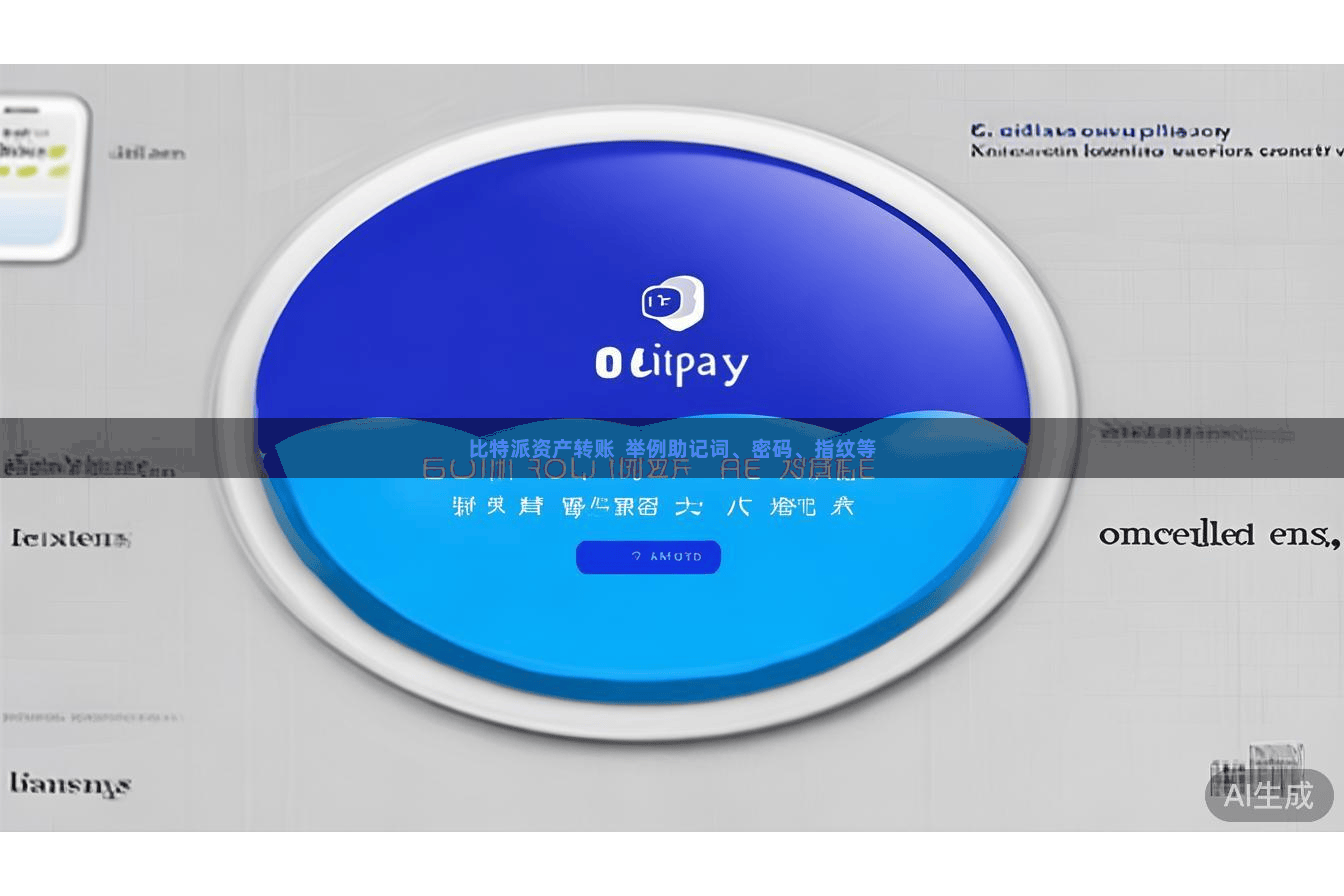 比特派资产转账  举例助记词、密码、指纹等