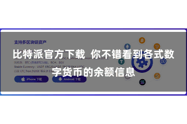 比特派官方下载  你不错看到各式数字货币的余额信息